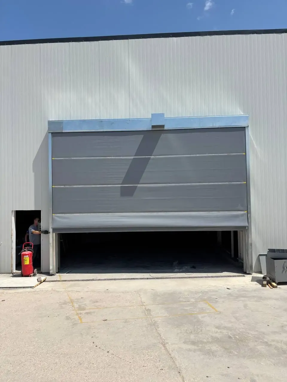 Hızlı PVC Çift Katlı (Darseri) Branda Kapı